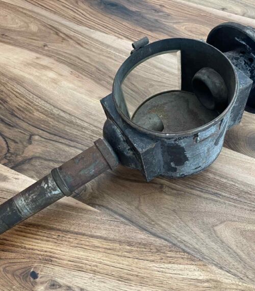 Antike Schiffs- Lampe aus Metall ohne Türe