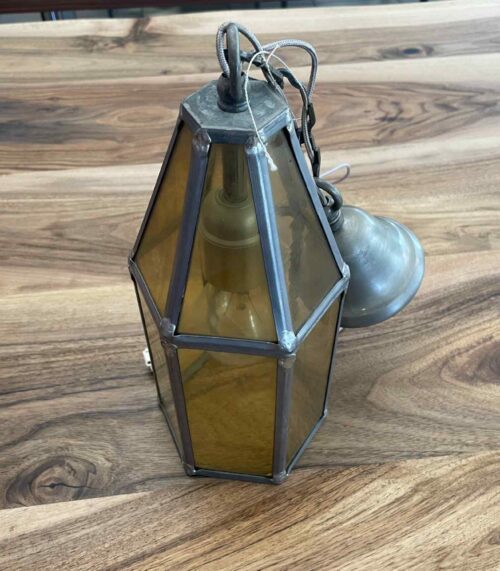 Handgemachte Hängelampe aus Metall