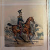 Original Lithographie / Kupferstich - Major vom Musketier Bataillon