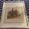 Original Lithographie / Kupferstich - Major vom Musketier Bataillon