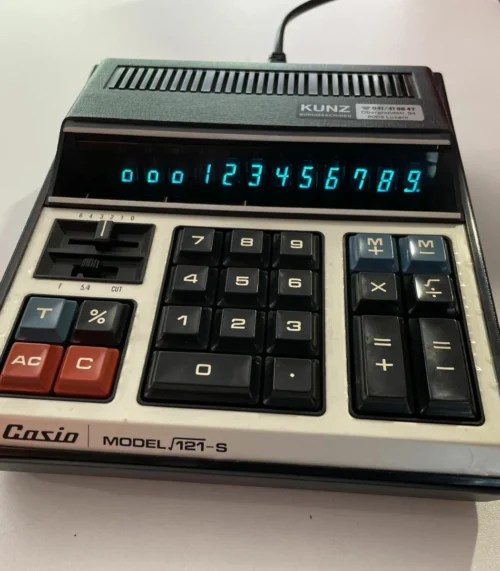 Casio 121-S Vintage Taschenrechner