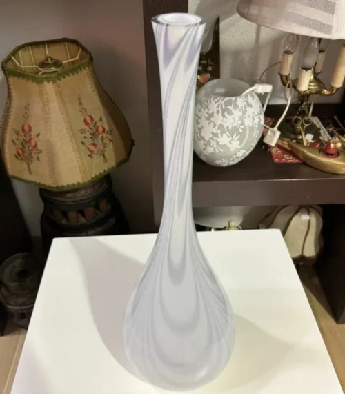 Vintage Glas Blumenvase