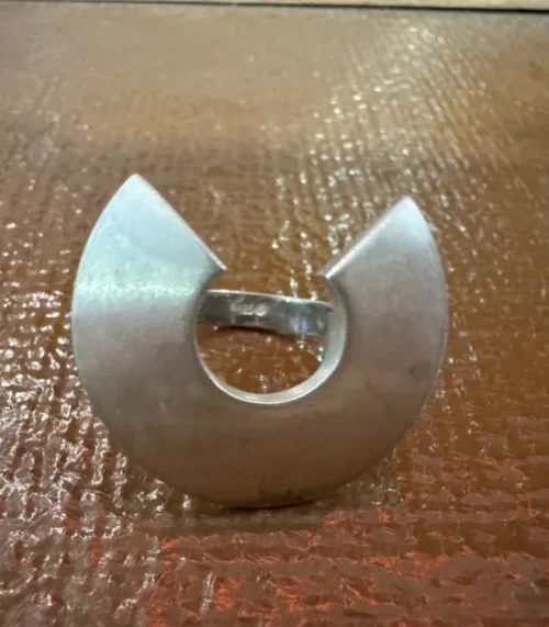 Modernes Design - Ring in Metalloptik