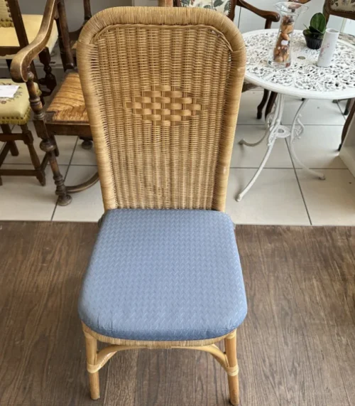 Vintage Rattan geflochtener Stuhl