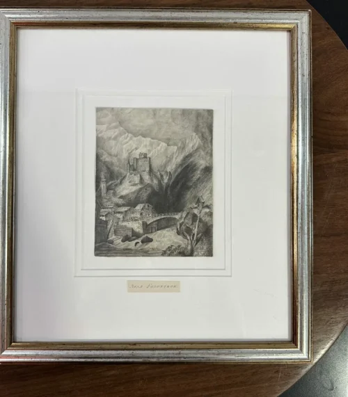 Near Feldkirch Bild mit silbrigen Rahmen