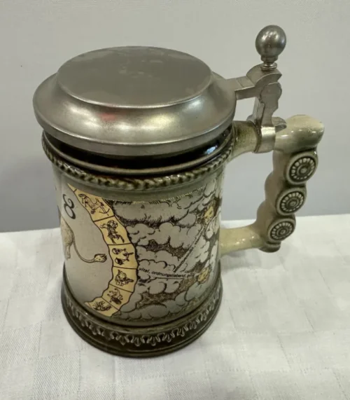 Vintage Stier Horoskop Bierkrug von Gerz