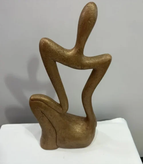 Goldene Dekoration Figur