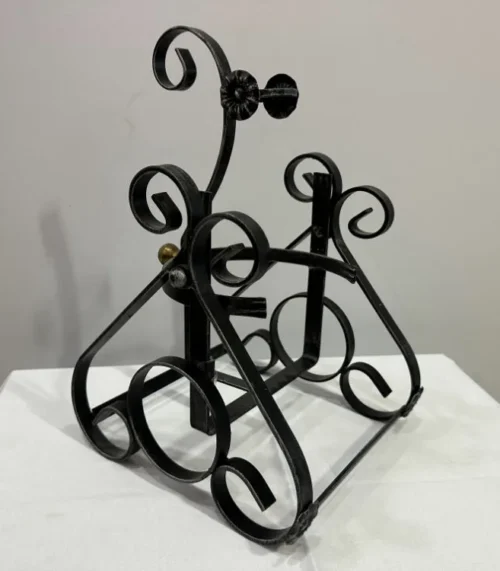 Vintage Weinhalter aus Schmiedeeisen