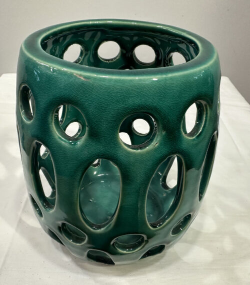 Keramik Dekoration Vase in einer speziellen Optik