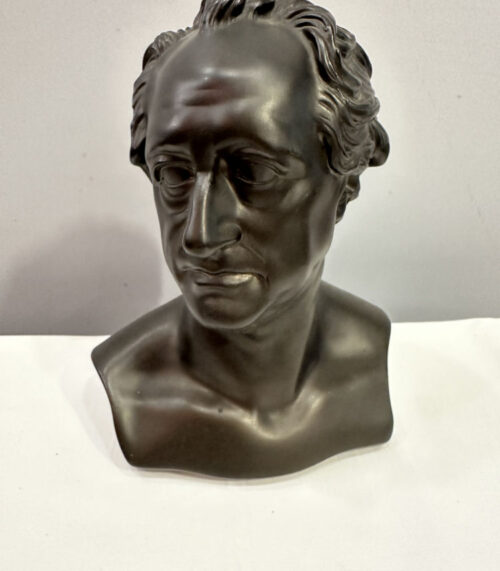 Goethe-Büste in schwarz