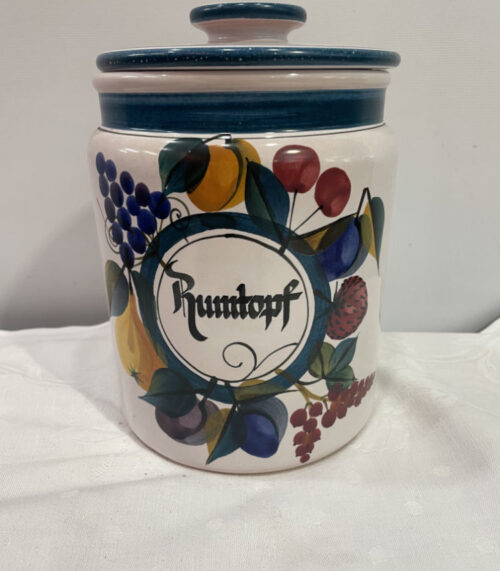 Luzerner Handarbeit Rumtopf aus Keramik