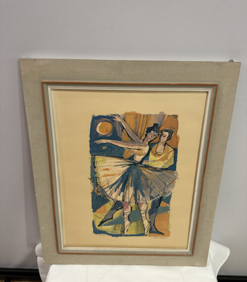 Gemälde mit Darstellung eines Tanzpaares