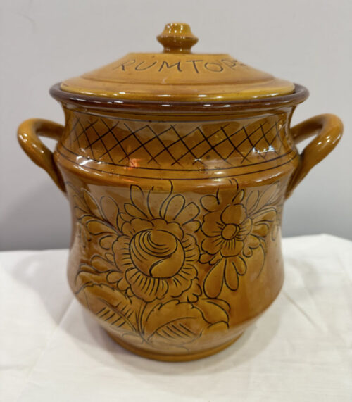 Rumtopf mit Henkel aus Keramik