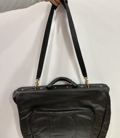 Elegante Vintage Anzugtasche aus Echtleder