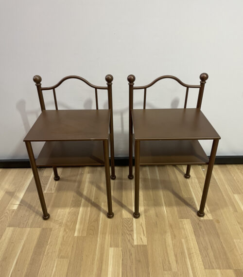 Metall Beistelltische im 2er Set