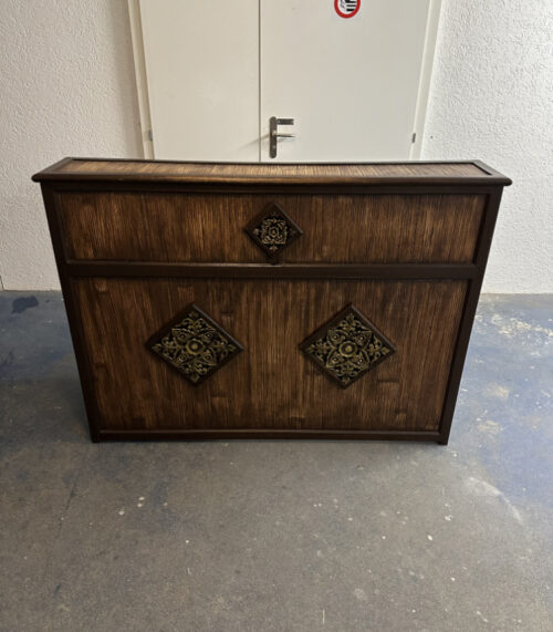 Eleganter Bambus Empfangstresen 150 cm