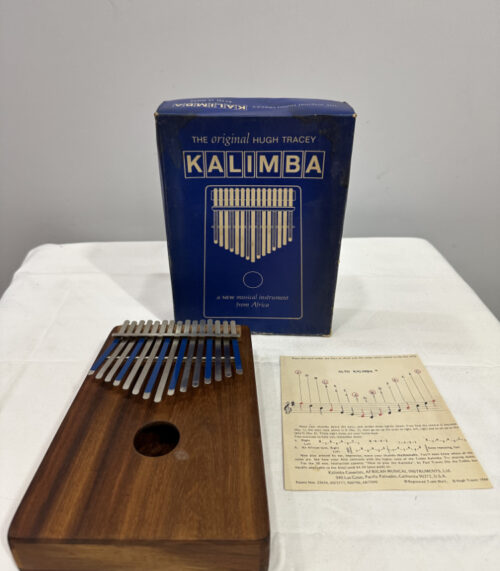 Original Hugh Tracey Kalimba – Alto-Modell mit Box und Spielanleitung