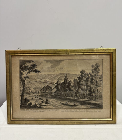 Historischer Kupferstich „Matte Baden“ – Johann Melchior Füssli, um 1700–1736