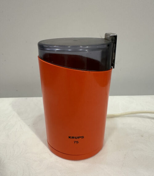 Vintage Krups 75 Kaffeemühle Typ 203 – Orange – Made in Germany