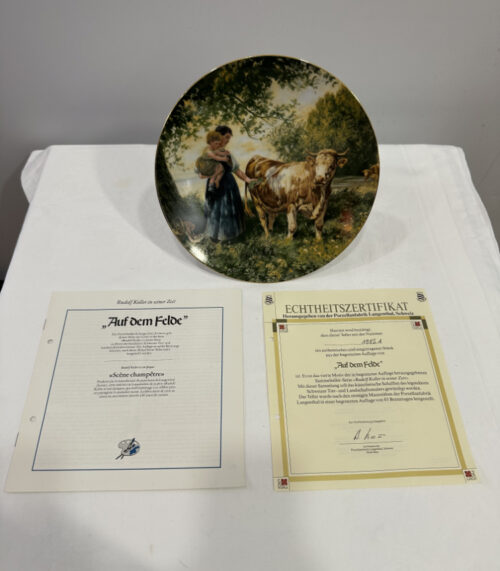 Sammlerteller „Auf dem Felde“ von Langenthal – Limitierte Edition von 1989