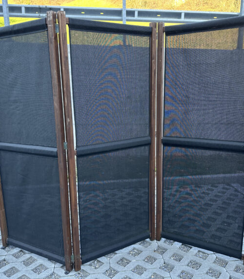 IKEA SLÄTTÖ Sichtschutz – 3-teiliger Raumteiler mit Holzrahmen