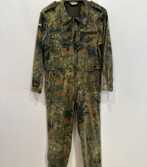 Vintage Bundeswehr Panzerkombi – Deutscher Tarnanzug im Original Flecktarn