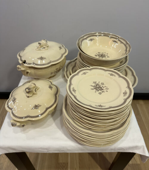 Vintage Tafelservice „Anglo“ von Gefle Sweden – Komplettset mit floralem Dekor