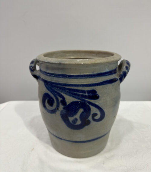 Traditioneller Steinguttopf mit blauer Salzglasur – 3,5 Liter