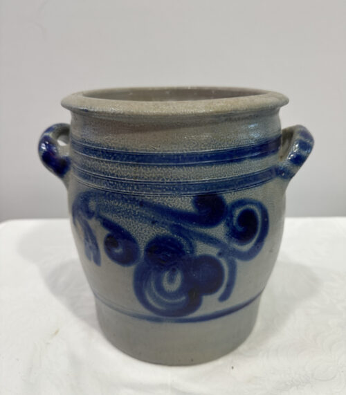 Traditioneller Steinguttopf mit blauer Salzglasur - 4 Liter