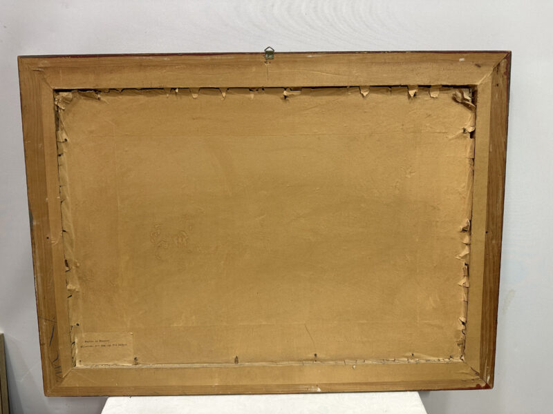 Ölgemälde „Partie im Engadin“ – Silsersee mit Piz Margan und Güż im Goldrahmen 80 x 60 cm - Image 6