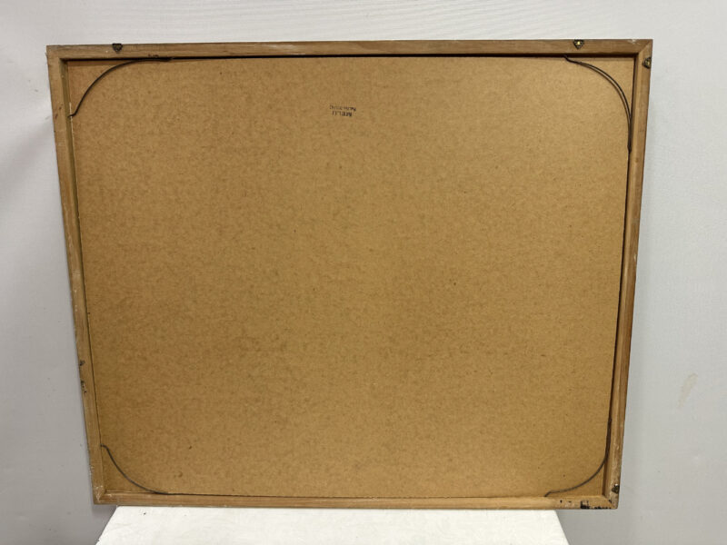 Küstenlandschaft mit Kreidefelsen und Booten – stimmungsvolle Vintage-Reproduktion im goldenen Rahmen, 66 x 56 x 5cm - Image 6