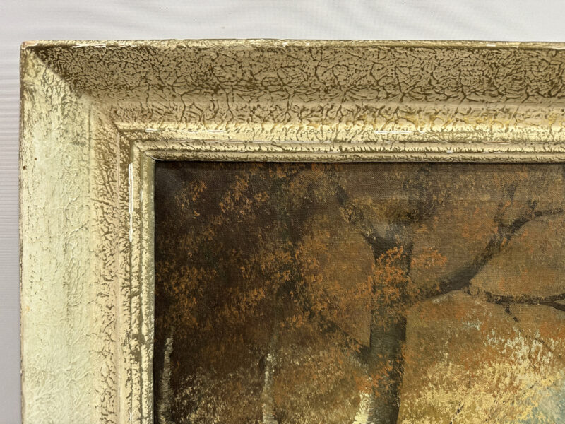Herbstliches Gemälde mit Schwänen – signiert Fritz Meyer, 84 x 65 cm - Image 3