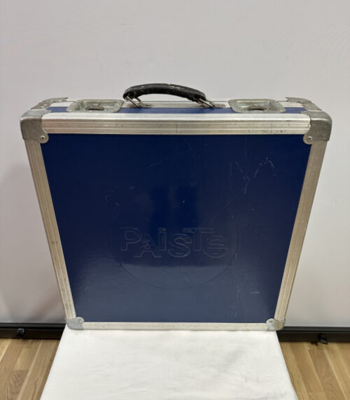 Vintage Paiste Cymbal Case – Robustes Flightcase mit Schaumstoffeinlage und Mittelachse