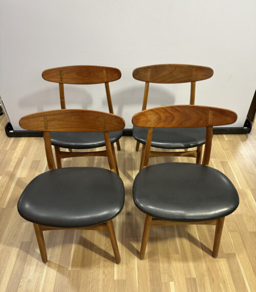 4er-Set Vintage Stühle von Hans J. Wegner – Modell CH30 für Carl Hansen & Søn, Dänemark