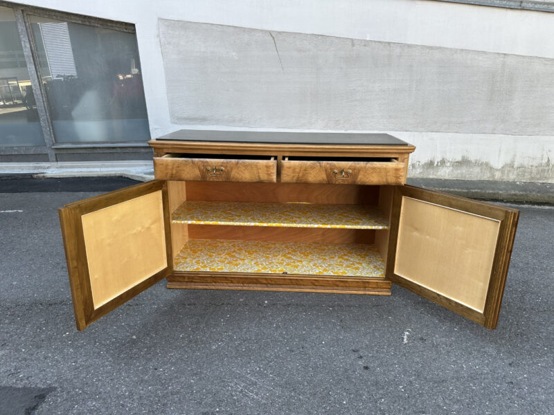 Vintage Anrichte mit Steinplatte – mit Besteckeinsatz - Image 4