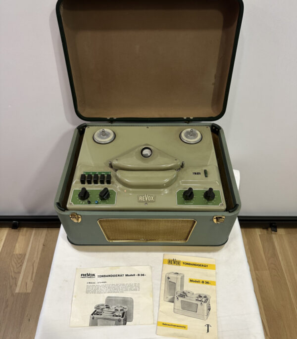 ReVox Tonbandgerät B36 – Klassiker der 1950er Jahre in originalem Koffer