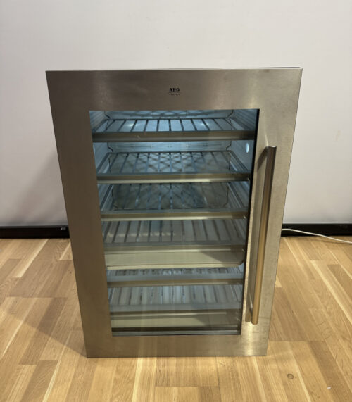 Electrolux AEG Weinkühlschrank – Modell SANTO W 98820-4I LI CH mit Glastür und Edelstahlrahmen