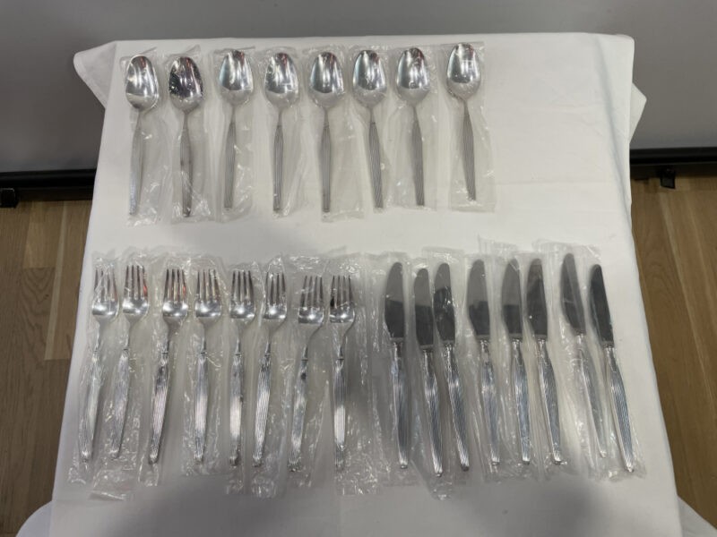 Vintage Frigast Denmark Savoy EPNS Besteckset – 24-teilig im Silber-Look