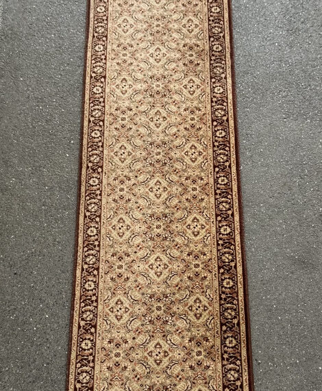 Orientteppich-Läufer mit floralem Muster, 310 × 62 cm