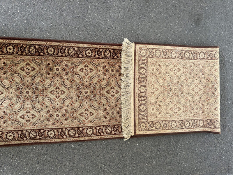 Orientteppich-Läufer mit floralem Muster, 310 × 62 cm - Image 4