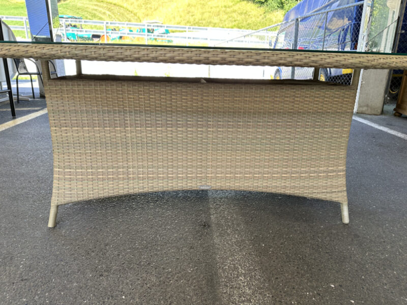Ovaler Outdoor-Tisch von Dedon mit Glasplatte 220 x 130 cm - Image 5