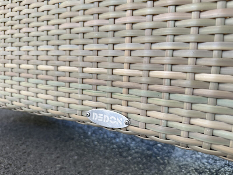 Ovaler Outdoor-Tisch von Dedon mit Glasplatte 220 x 130 cm - Image 7