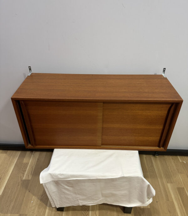 Vintage Wandboard Teak - Mid-Century Design mit Fachboden