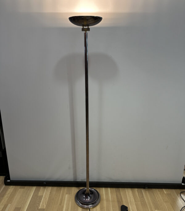 Vintage Halogen Stehlampe mit Dimmer und verstellbarem Reflektor