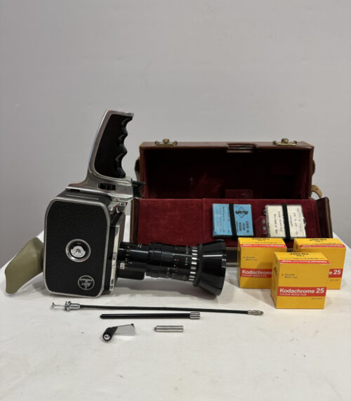 Bolex Zoom Reflex P2 mit Zubehör Schweizer 8mm-Filmkamera im Originalkoffer