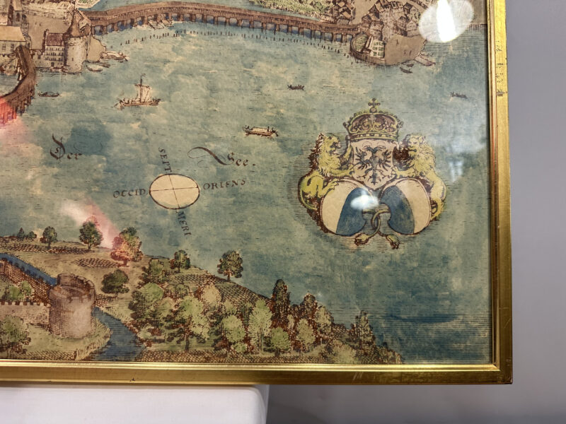 Historischer Stadtplan von Luzern – kolorierte Reproduktion nach Merian, 17. Jahrhundert 92 x 57 cm - Image 4