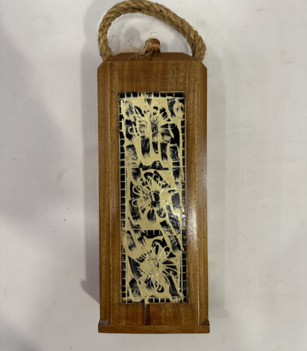 Traditionelles Mancala-Spiel aus Holz, klappbar mit Tragegriff