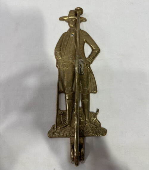 Wandhaken aus Messing in Bauernfigur – stabil, dekorativ, funktional