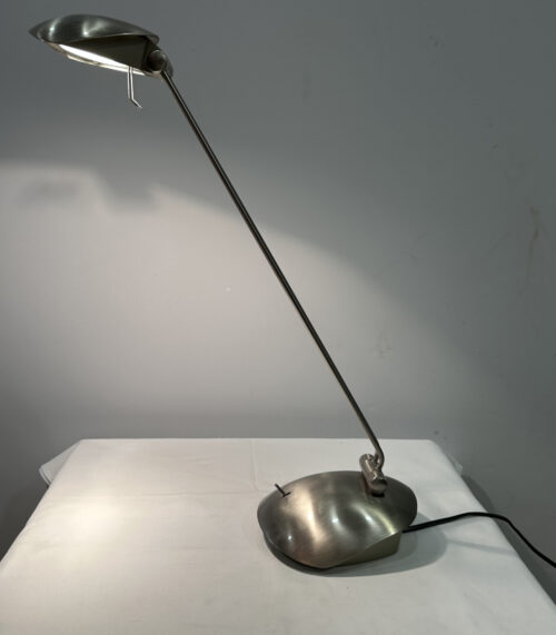 Design-Schreibtischlampe von C.G. Lighting aus gebürstetem Stahl