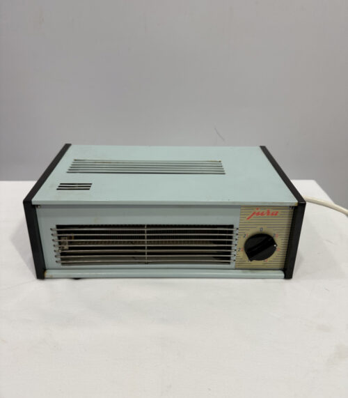 Vintage Jura Heizlüfter in Mintgrün 1200 W Retro-Wärme im Metallgehäuse